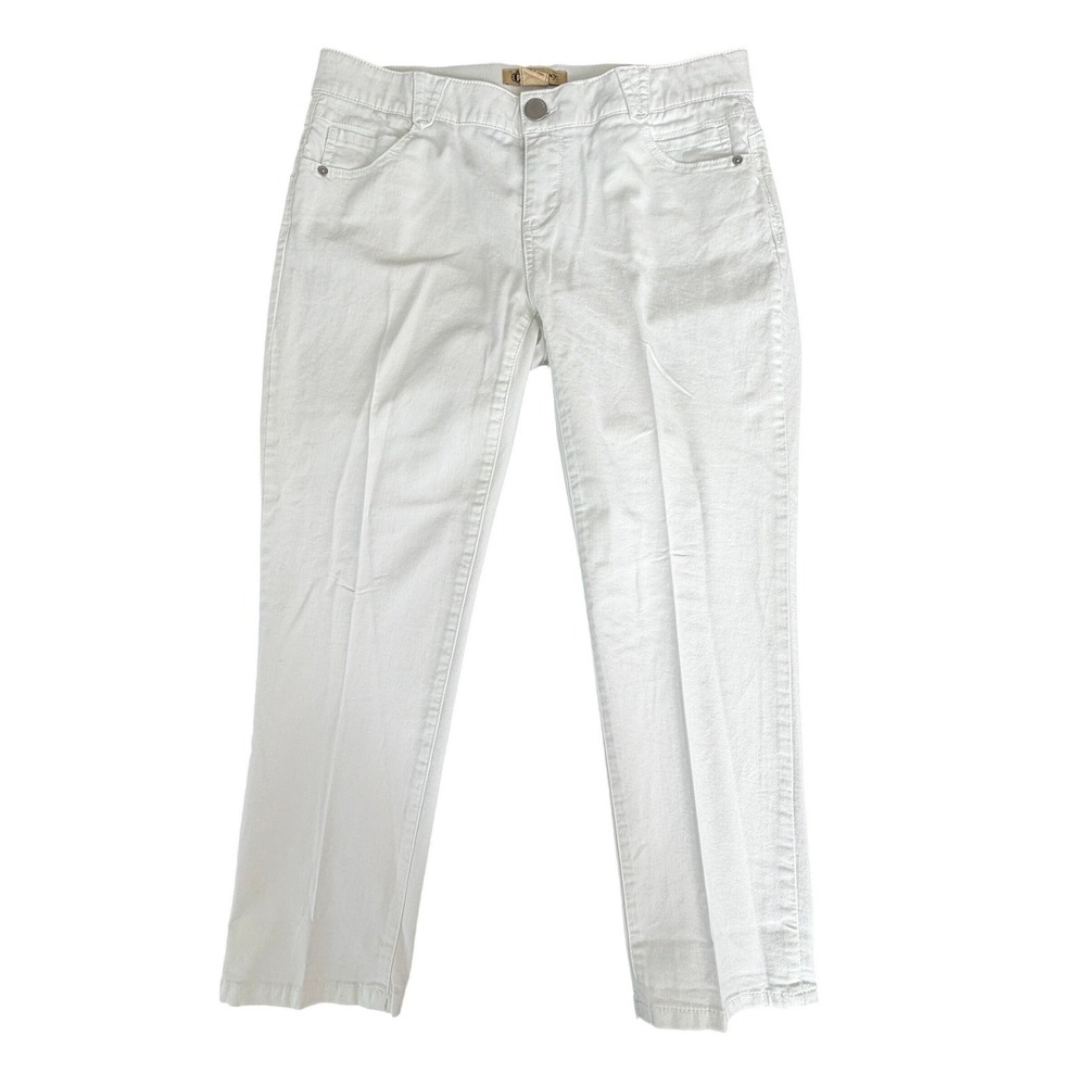 Democracy Absolution Skinny Jeans Womens 14 White Stretch Minimalist Normcore